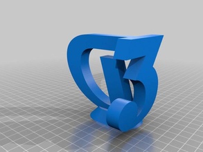 cooles 3d logo Zeichen logos Kunst drucken Wort 3d print model - Mito3D