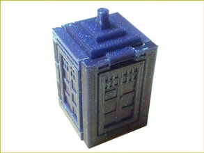 foldable tardis toys games doctor faberdashery 3d print model - Mito3D