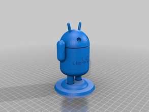 la mia custom di android ragazzo testo contenitori 3d print model - Mito3D