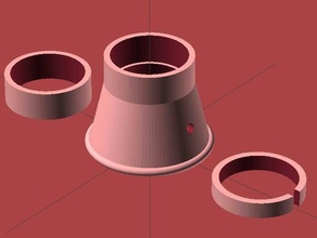 paraloupe altri la fotocamera orbita oculare di ingrandimento lente ingrandimento-titolare 3d print model - Mito3D