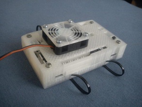 printrboard compact cooling enclosure 3d printer parts case maxbot 3d print model - Mito3D