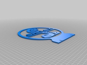 shelby cobra stand işaretler logoları 3d print model - Mito3D