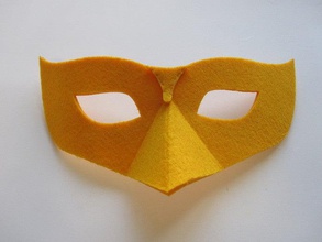 simple de corte por láser la máscara accesorios 3d print model - Mito3D