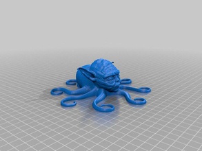 yodapus octopus yoda octoyoda sculptures 3d print model - Mito3D