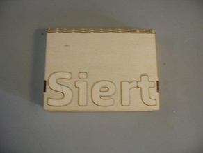 flex scatola di legno, snodo altri caso flessibile sninge 3d print model - Mito3D