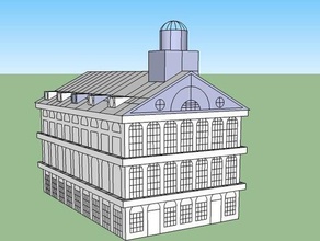 faneuil hall diğer mimarlık boston bina çekirge fırıldak ABD 3d print model - Mito3D