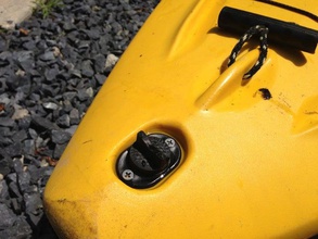 kayak drain plug petcock sport outdoors quest screw thumb 3d print model - Mito3D
