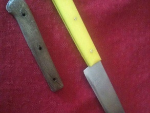 manico del coltello di ricambio cucina pranzo 3d print model - Mito3D