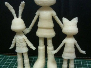neko mimi fille d'autres l'art modèle 3d print model - Mito3D