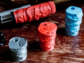 tiki pump handle sport outdoors paintball 3d print model - Mito3D