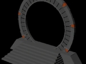 off-world stargate buildings structures 3d print model - Mito3D