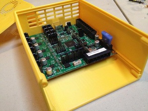 rambobox 3d Drucker - Zubehör elektronische openscad parametric pcb Projekt-box 3d print model - Mito3D