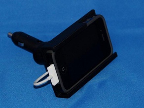 iphone de bâti voiture chargeur d'autres 3d l'électronique ménage openscad paramétrique utile 3d print model - Mito3D