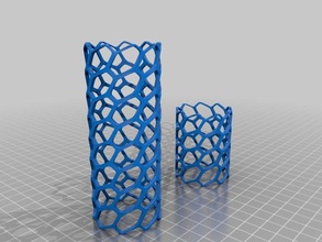 planar zylindrisch mesh-3d-Muster Requisiten 3d print model - Mito3D