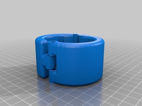 manfrotto post clamp cuff less constraints bracelets customized 3d print model - Mito3D