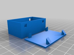 clip fit box other openscad parametric 3d print model - Mito3D
