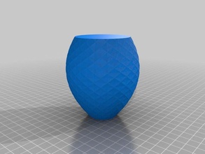 reverse cushion vase decor customized 3d print model - Mito3D
