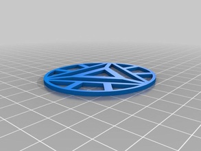 arc reactor piastra frontale puntelli 3d print model - Mito3D