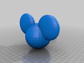 mickey mouse anten süs Otomotiv 3d print model - Mito3D