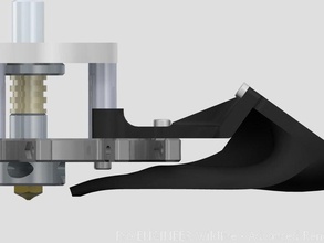 ein weiterer rostockmax 40mm er fan duct 3d Drucker Zubehör 3d print model - Mito3D