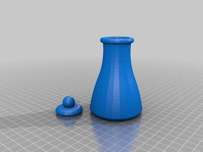 container-Deckel andere vase 3d print model - Mito3D