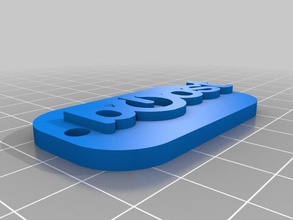 boost keychain hobby 3d print model - Mito3D