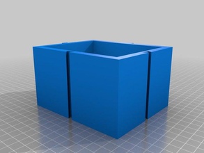 big interlocking boxes containers customized 3d print model - Mito3D