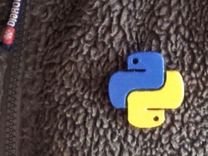 python badge signs logos 3d print model - Mito3D