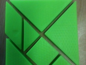 tangram altri in vetrina puzzle 3d print model - Mito3D