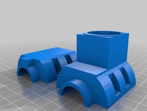 v2 filastruder hopper bottle fitting 3d printer accessories 3d print model - Mito3D