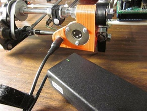 mendel xlr câble coaxial connecteur d'alimentation support paramétrique d'autres prusa 3d print model - Mito3D