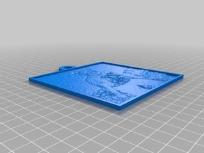 meu personalizados lithopane 2d arte 3d print model - Mito3D