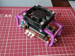 sanguinololu fan holder 3d printer parts 3d print model - Mito3D
