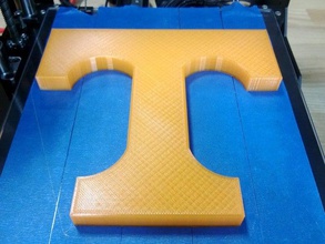tennessee power signs logos football letter university volunteers 3d print model - Mito3D