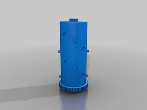 music box cylinder other 3d experiment gear musical openscad part script sinter toy useful 3d print model - Mito3D