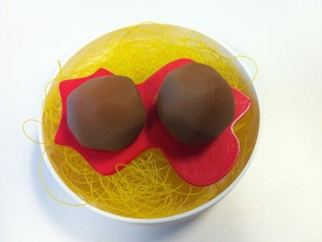 spaghetti meatballs art 3d print model - Mito3D