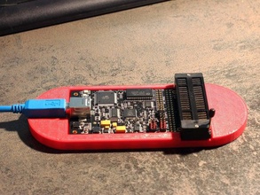avr dragon programmatore base 40 pin zif socket elettronica 3d print model - Mito3D