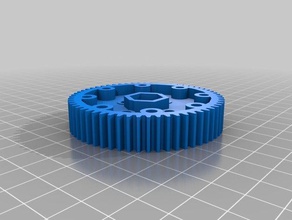 modified 60 tooth vex gear robotics arduino gears stepper motor 3d print model - Mito3D