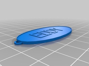eddy llavero llaveros personalizado 3d print model - Mito3D