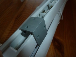 shutters fixing fixation pour persiennes replacement parts clip rideau 3d print model - Mito3D