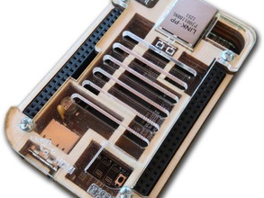 beaglebone preto bétula caso eletrônica gabinete camada raspberry pi pilha 3d print model - Mito3D