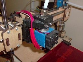 printrbot e3d hotend bowden mount printer parts carriage hot end lc 3d print model - Mito3D