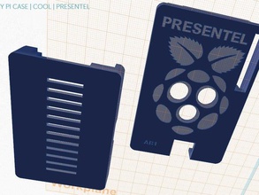 raspberry pi cas cool presentel passe-temps la boîte led nice stable 3d print model - Mito3D