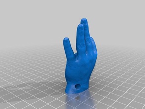 portachiavi mano other hand 3d print model - Mito3D