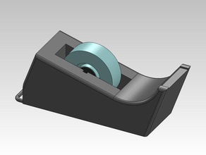 tape dispenser other adhesive dfanu 3d print model - Mito3D