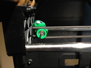 xidler 3d printer parts accuracy backlash belt replicator2 replicator 2 tension 3d print model - Mito3D