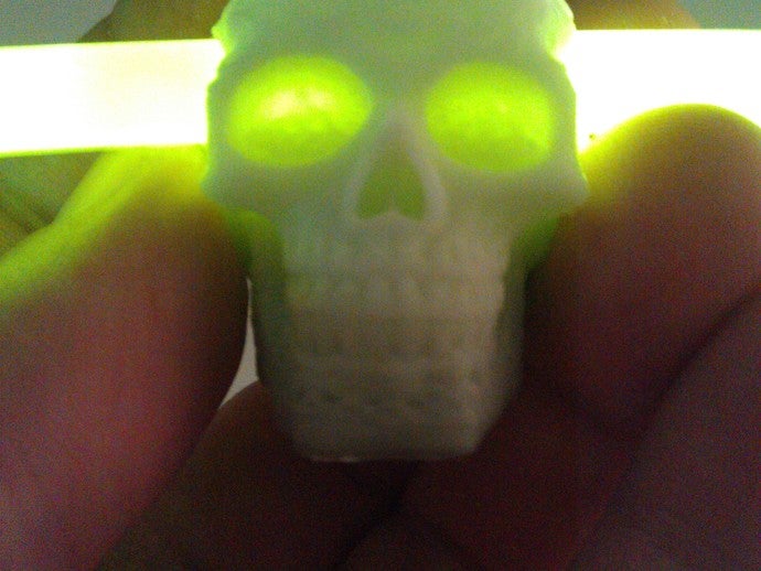 celtic skull glowing eyes charm costume halloween 3D print model - Mito3D