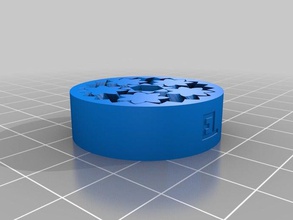 33 mm gear bearing parts customized 3d print model - Mito3D