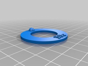 australiano 10c anel de calibração 3d a impressora os acessórios A impressão calibrar moeda níquel eixo 3d print model - Mito3D