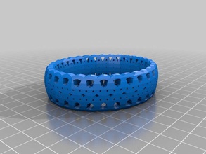 círculo pulsera personalizador las pulseras personalizado 3d print model - Mito3D